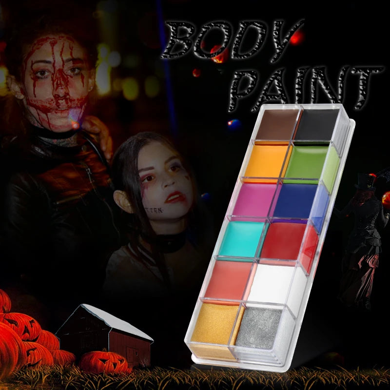 IMAGIC Eyeshadow Palette Matte Make Up Palette Highlight Blus Shimmer Pearlescent Waterproof  Eye shadow Powder And Body Paint