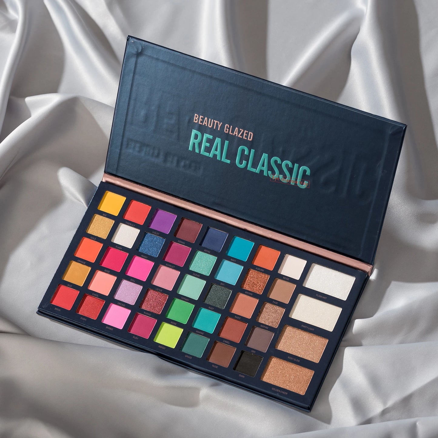 BEAUTY GLAZED REAL CLASSIC Eye Shadow Waterproof Earth Color Multicolor Makeup Palette Easy to Color Eyeshadow Palette