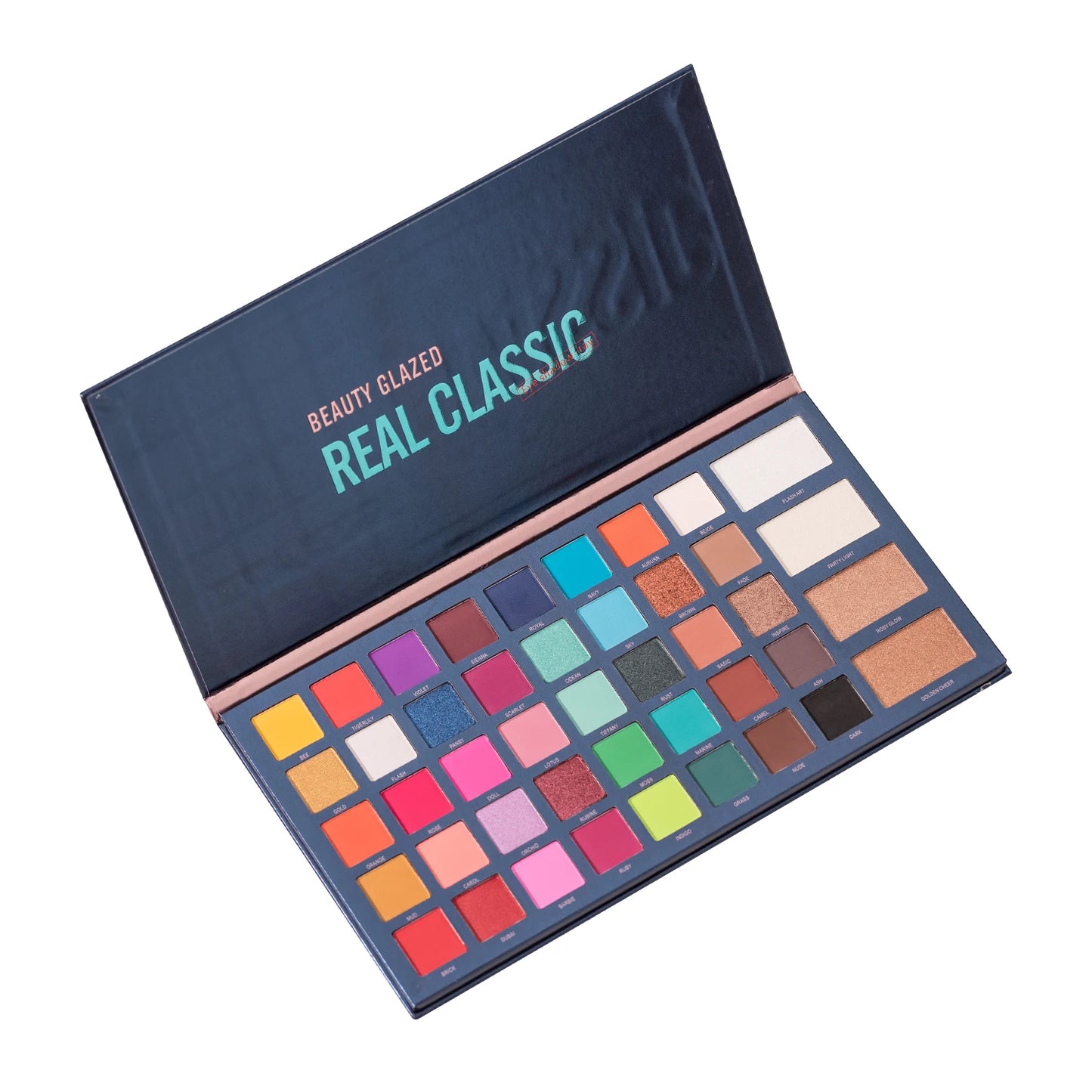BEAUTY GLAZED REAL CLASSIC Eye Shadow Waterproof Earth Color Multicolor Makeup Palette Easy to Color Eyeshadow Palette